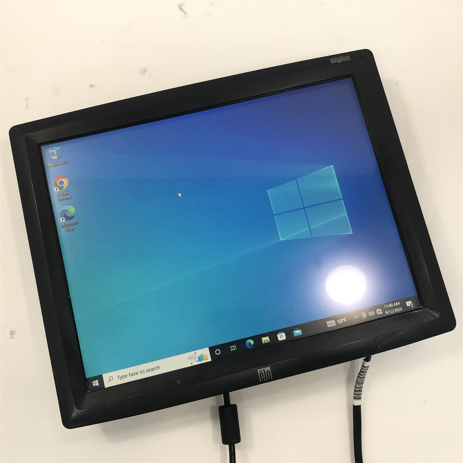 15" ELO Touch Systems Touchscreen LCD Monitor ET1529L-8CWA-1-GY-T-G See Desc