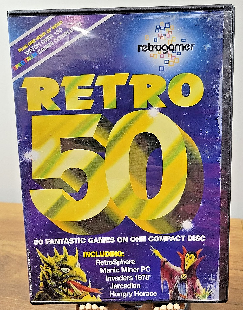 Retro Gamer: Retro 50 Issue 7 PC CD collection of classic games