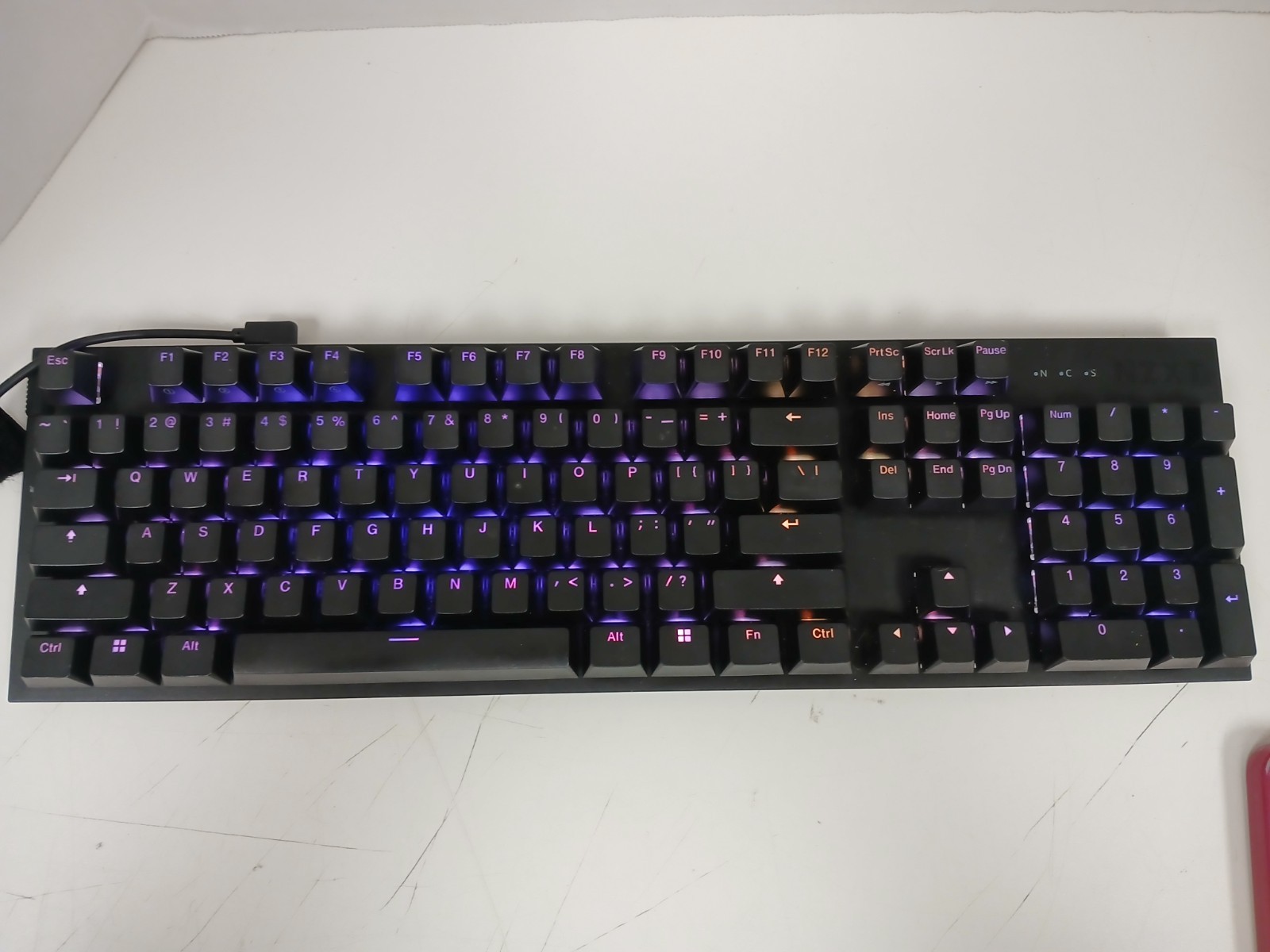 NZXT Function 2 Full Size RGB Gaming Keyboard, Black