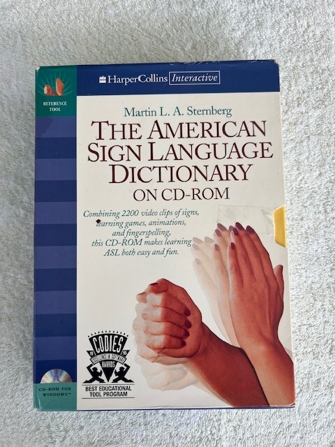 The American Sign Language Dictionary on CD-Rom with Book