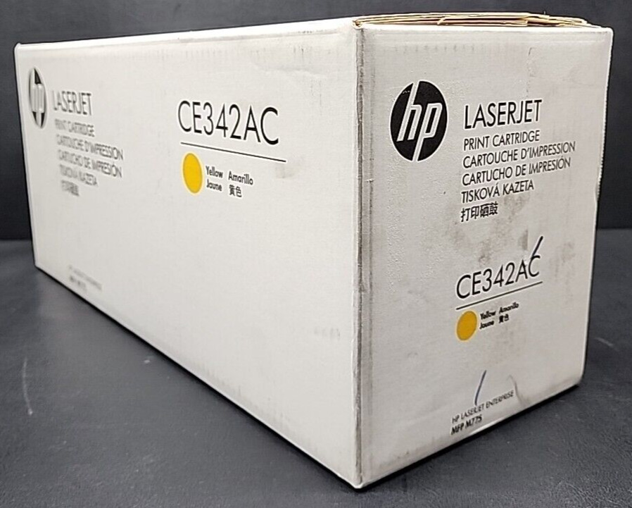 *New Genuine HP LaserJet CE342AC Yellow Print Toner Cartridge
