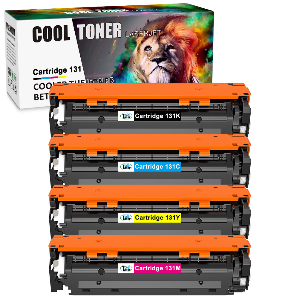 4x CRG131 BK Y C M Laser Toner For Canon 131 ImageCLASS MF8280Cw MF624Cw 628Cw