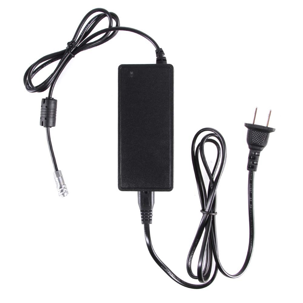 FocusFoto AC-BMPCC4K Power Adapter Cable 12V 3A for Blackmagic Pocket Black 