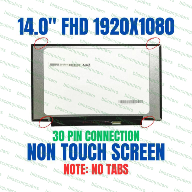 14.0" IPS FHD Display Screen Panel MATTE COMPAQ HP SPS L14383-001