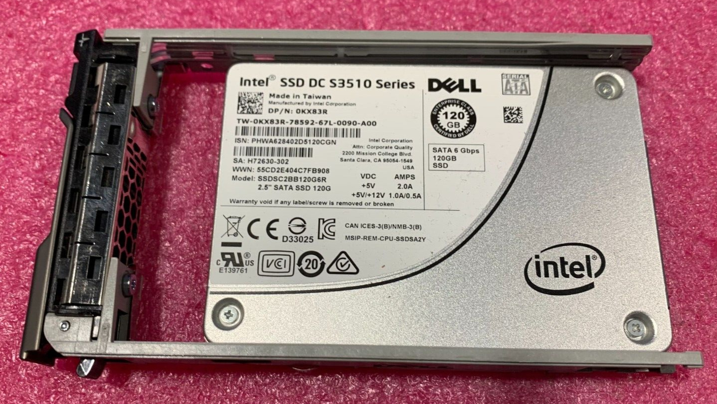 Dell/Intel 0KX83R 120GB SSD 2.5