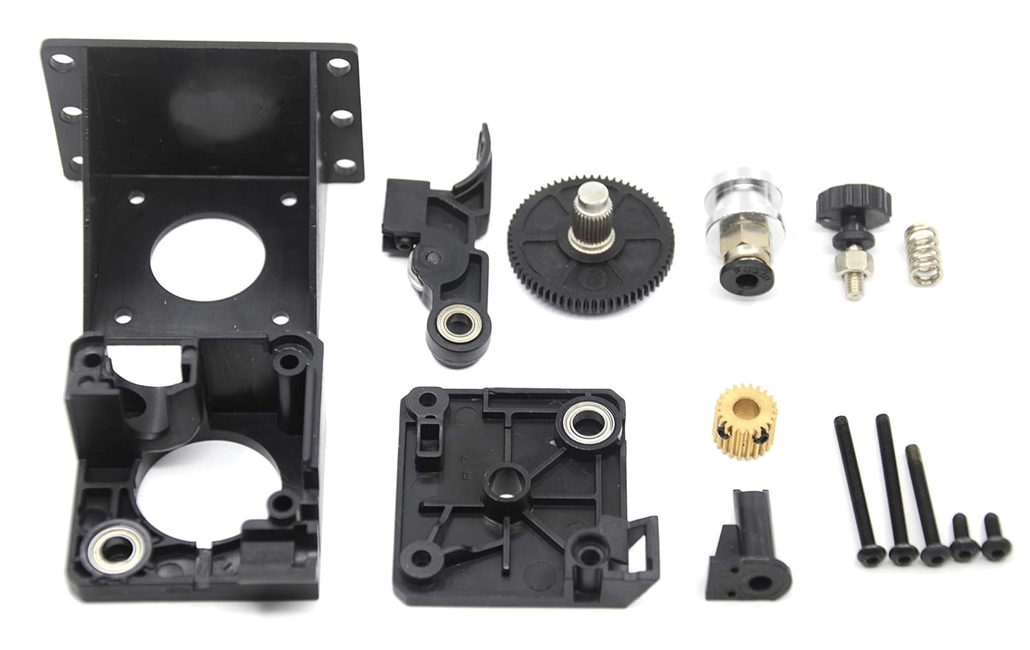 3D Printer Extruder Parts with Mounting Bracket