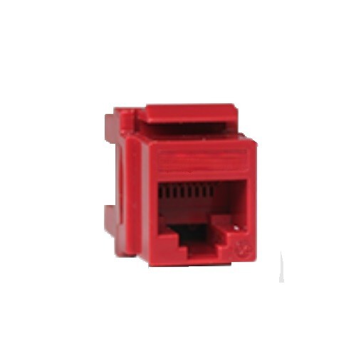 Belden AX102274 10GX Category 6A RJ45 MDVO Style TIA Red Modular Jack