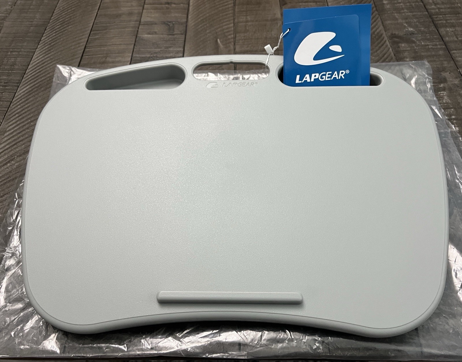 LapGear Grey Compact Cushioned Lap Desk 17.9 Inches X 13 Inches New With Tags