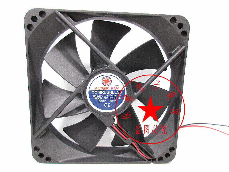 SUPER FAN SDF12025H12S 12V 0.22A 12CM USP power cooling fan