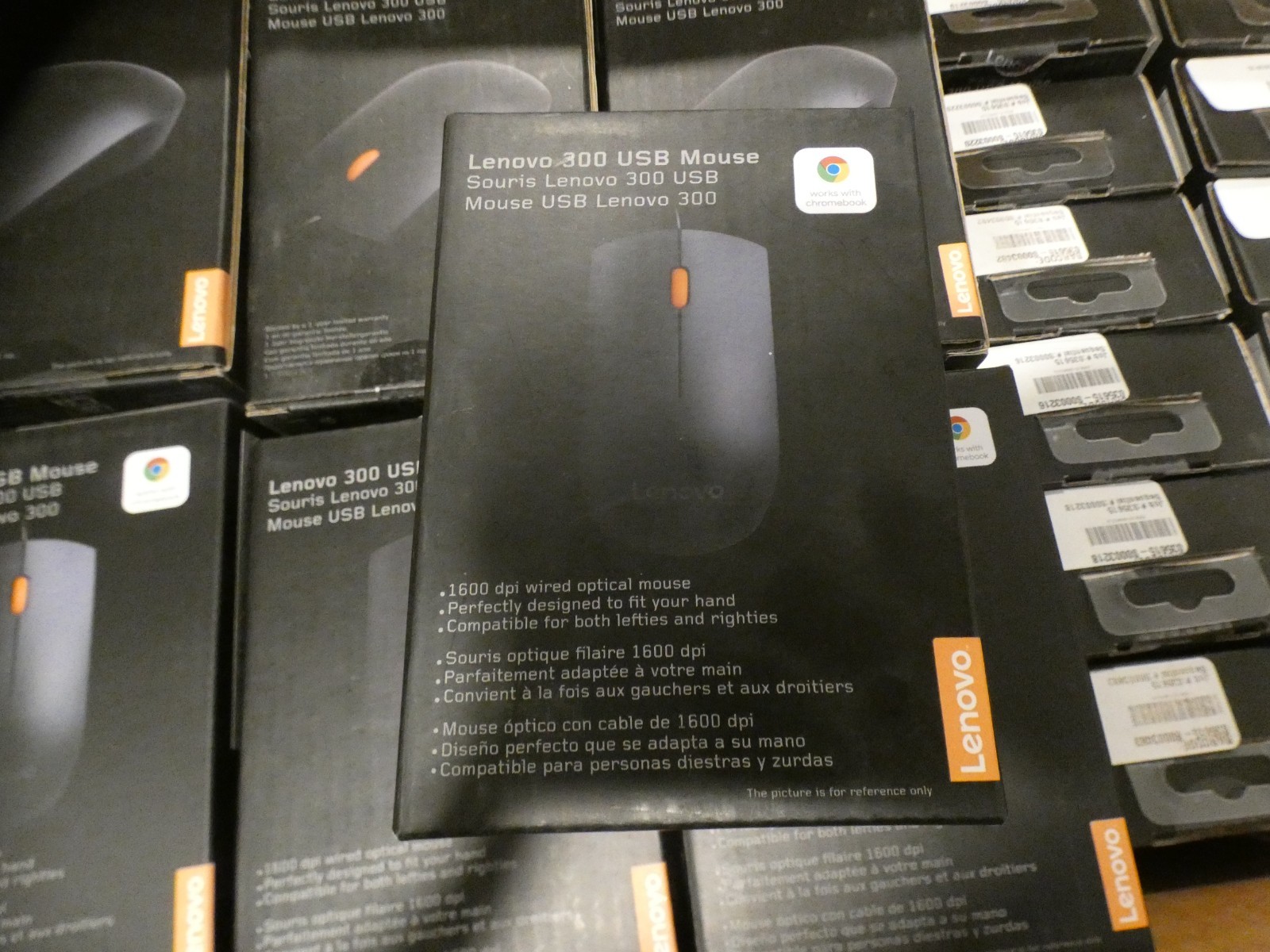 Lenovo 300 GX30M39704 Wired USB Optical Mouse - Black OEM New (Lot of 10)
