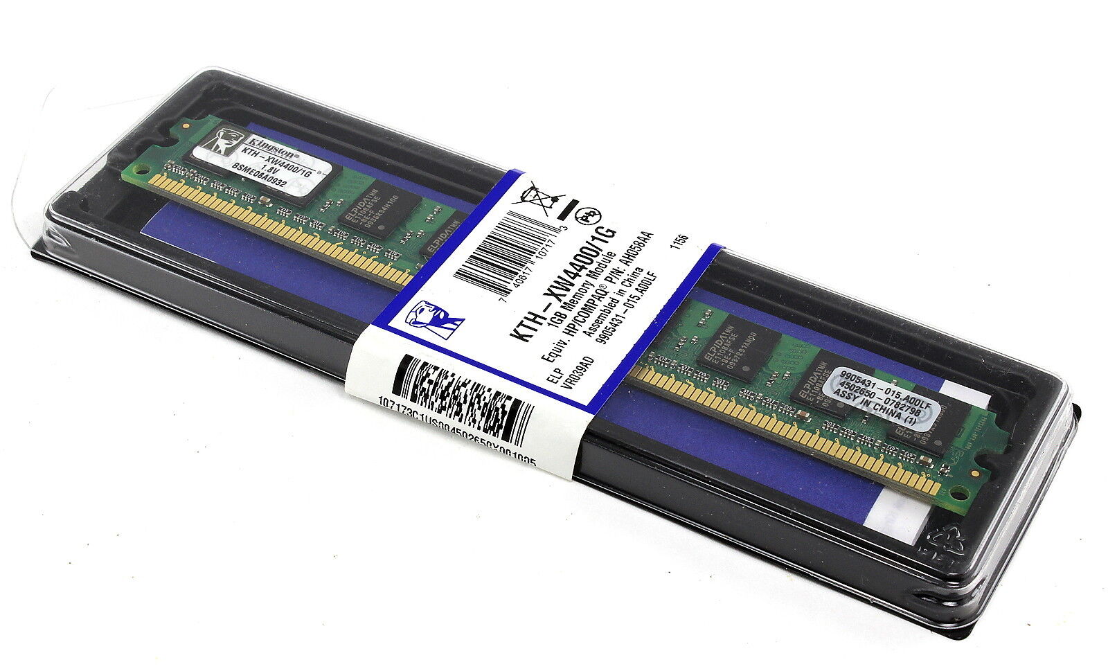 Kingston 1GB (1 x 1GB) DDR2-800/PC2-6400 240-pin Memory Module KTH-XW4400/1G
