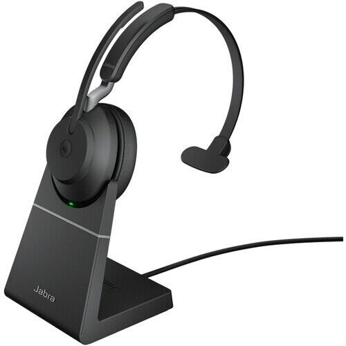Jabra Evolve2 65 Mono Wireless On-Ear Headset (Microsoft Teams, USB Type-A, Blac
