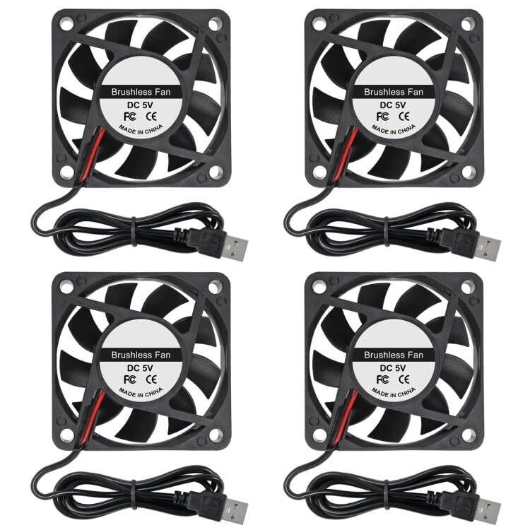 ACEIRMC 40mm USB Brushless Cooling Fan 5V Quiet PC Case Fan 4010