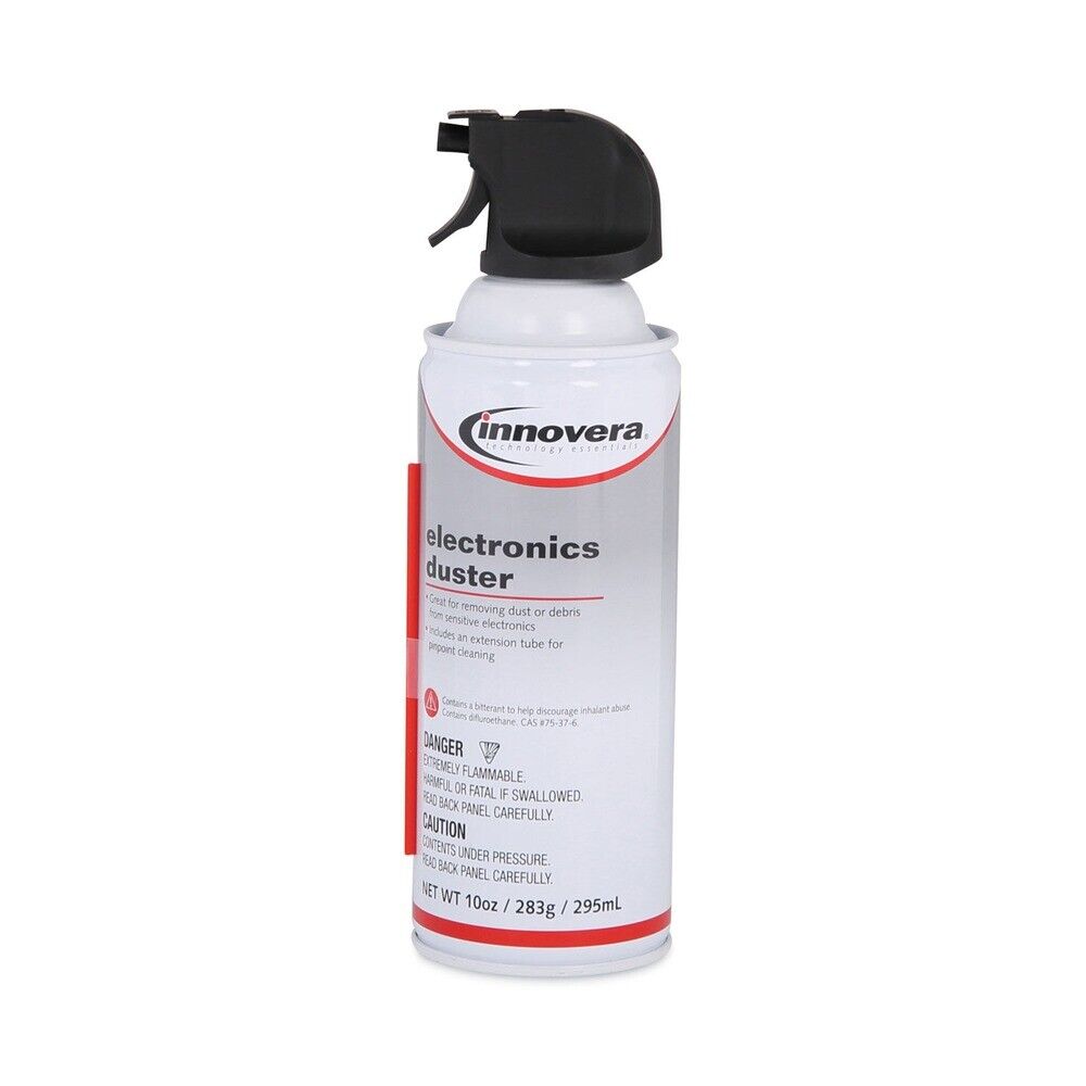 Innovera 10012 10 oz Can Compressed Air Duster Cleaner (2/Pk) New