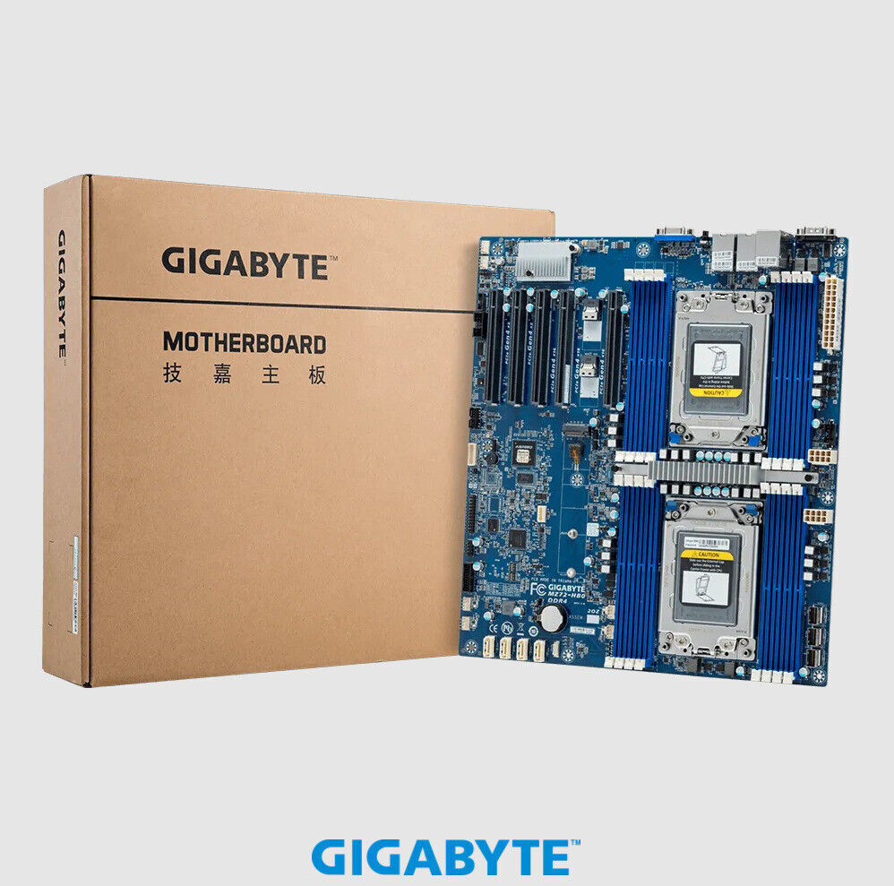 Gigabyte MZ72-HB0 Motherbaord Mainboards Rev3.0 for AMD 7H12/ 7763 CPU, TDP 280W
