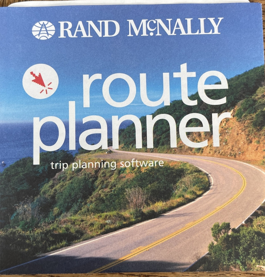 Rand McNally Route Planner PC CD Rom Software-Rare Vintage-SHIP N 24 HRS