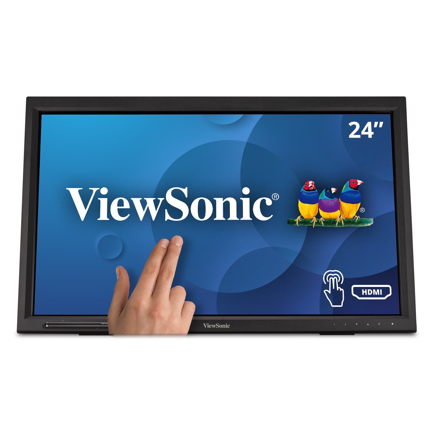 ViewSonic 1080p 10-Point Multi IR Touch Screen TD2423D 24" Monitor  (CR)