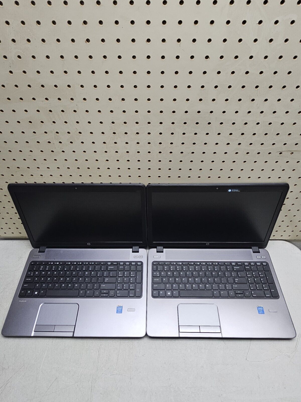 Lot of Two (2) HP ProBook 450 G1 Laptops - i3-4000M - 8GB RAM - 500GB HDD - READ