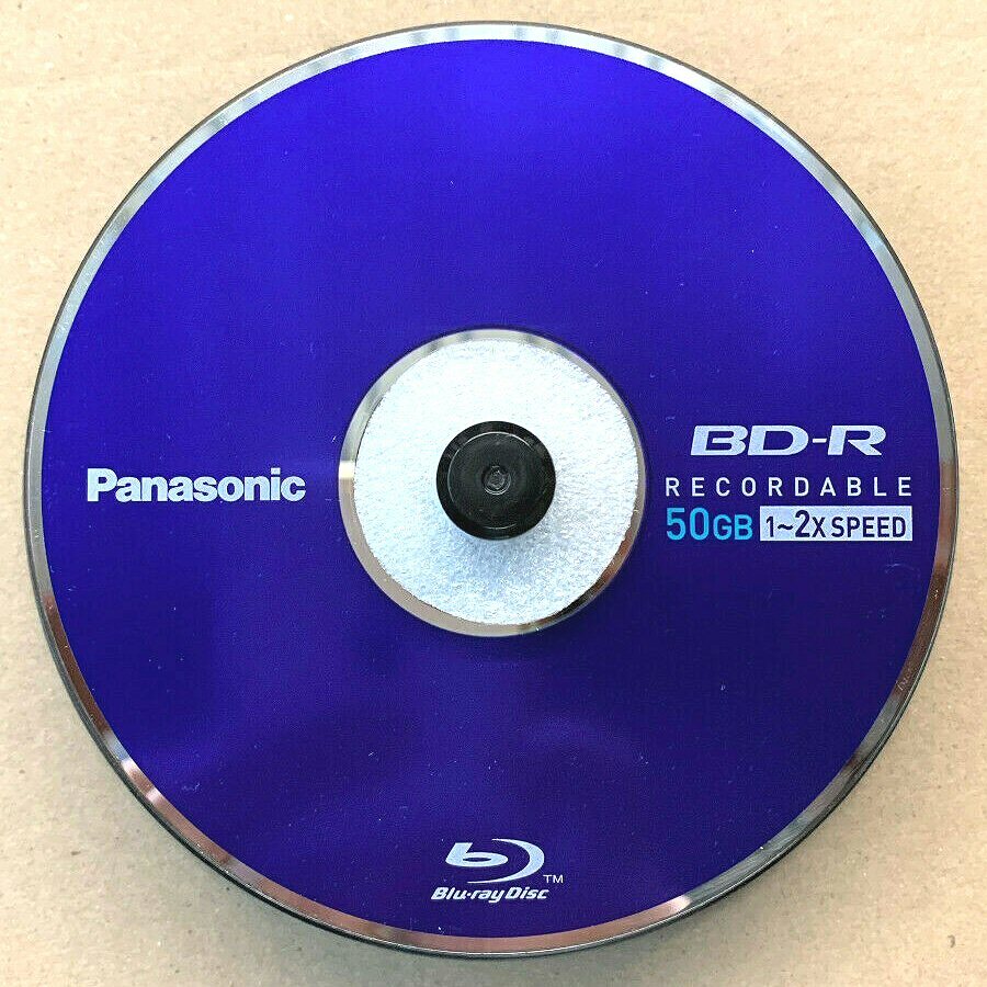 Panasonic BD-R 50GB 1 ~ 2x Blu Ray Recordable Blank Disc