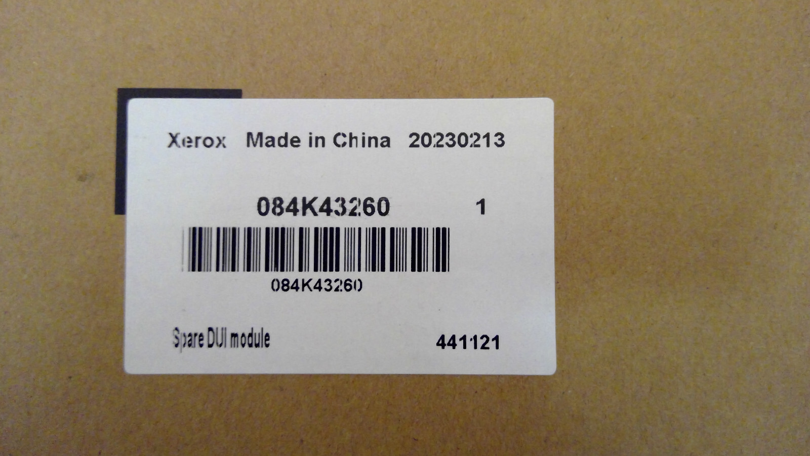 Genuine Xerox AltaLink C8130/C8170 Color Touchscreen DUI Module 084K43260
