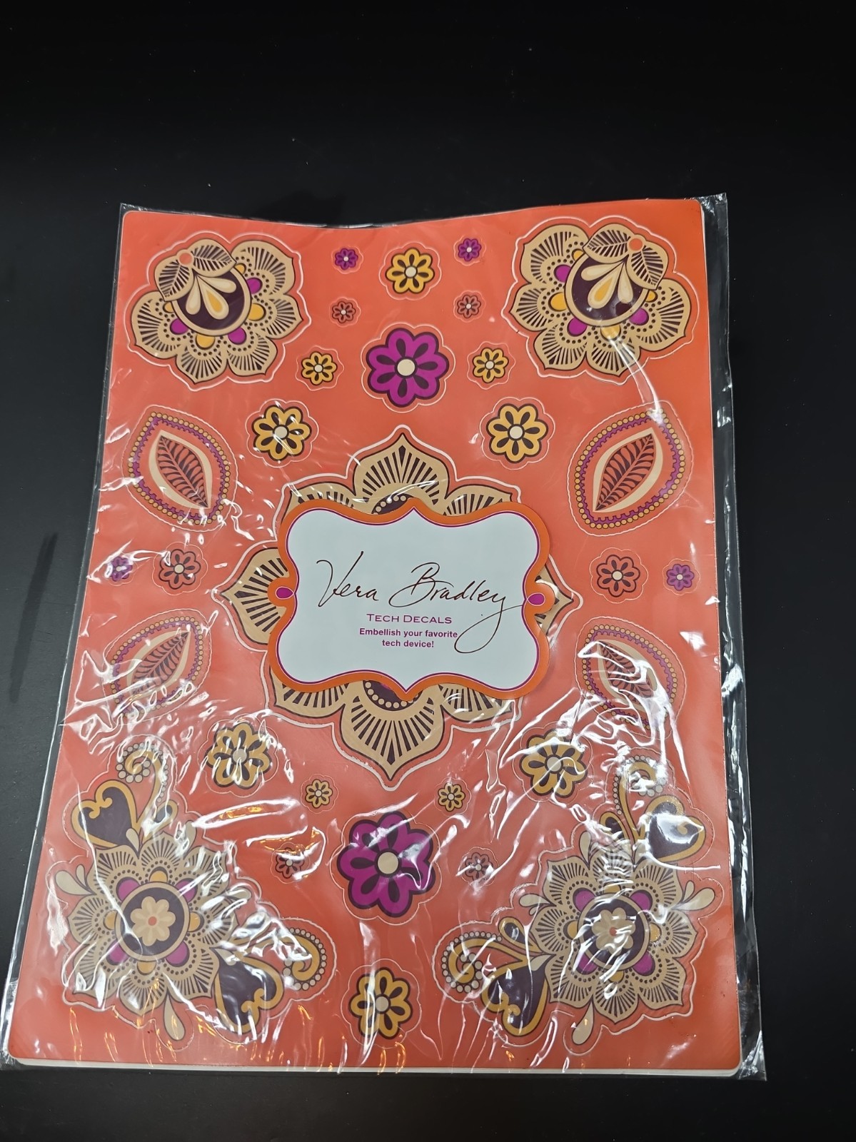 NEw Vera Bradley SAFARI SUNSET Tech Decals for Laptop E-Reader Cell Phones, Etc