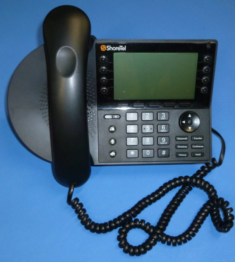 (LOT OF 9) ShoreTel Gigabit 8-Line VoIP System Business Phone IP480G