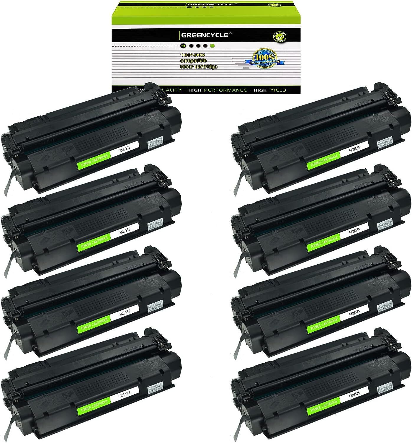 8PK greencycle Compatible for Canon FX8 S35 LaserClass 310 510 PC-D320 PC-D340