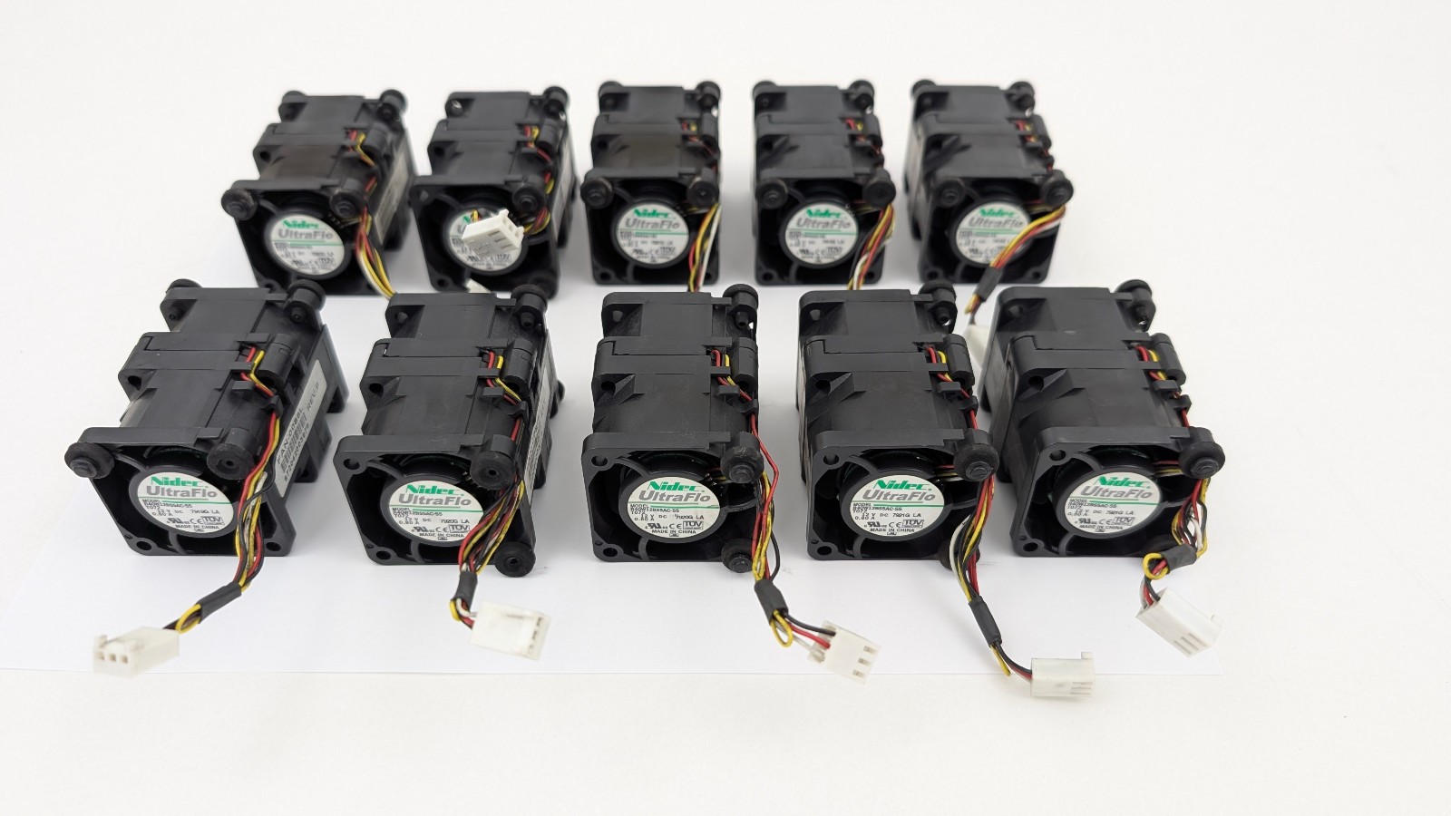 Lot Qty 10 FAN-0086L Supermicro Server 40mm Nidec UltraFlo Coolers Blowers Hobby