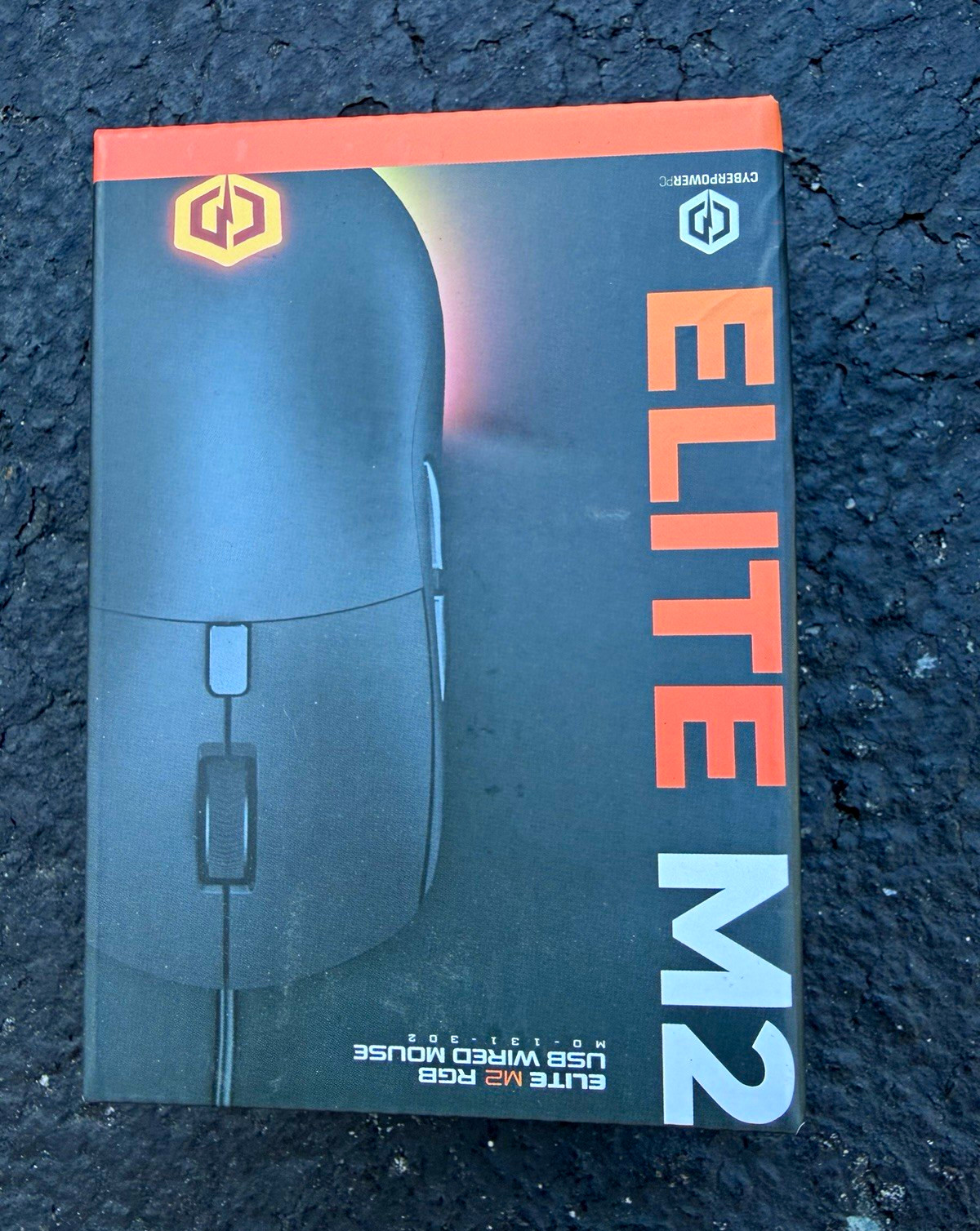 CyberPowerPC Elite M2 RGB Wired USB Optical Gaming Mouse 7200 DPI 6-Button