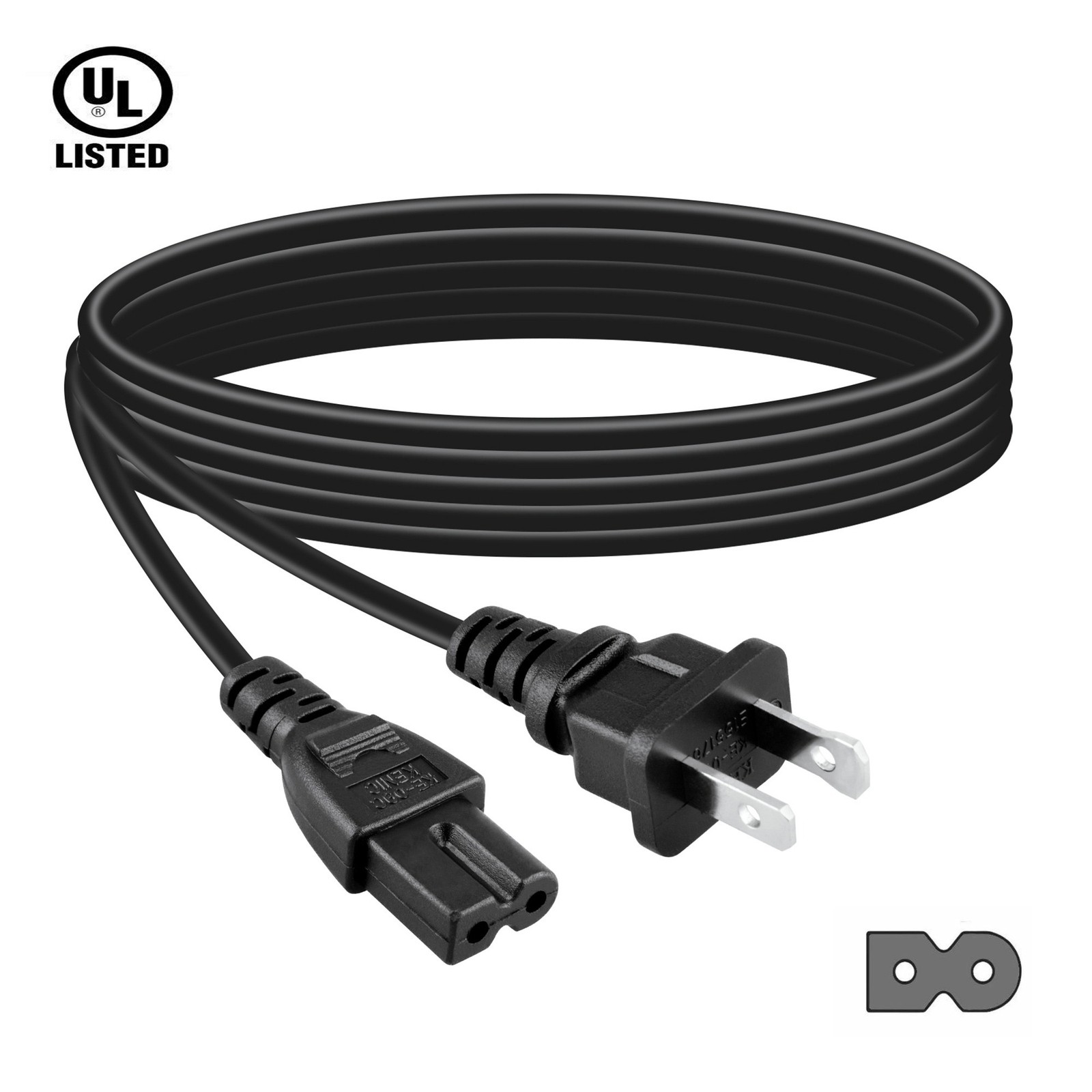 6ft AC Power Cord Cable For Philips Magnavox FW338C FW540C FW560 DVD Player Lead