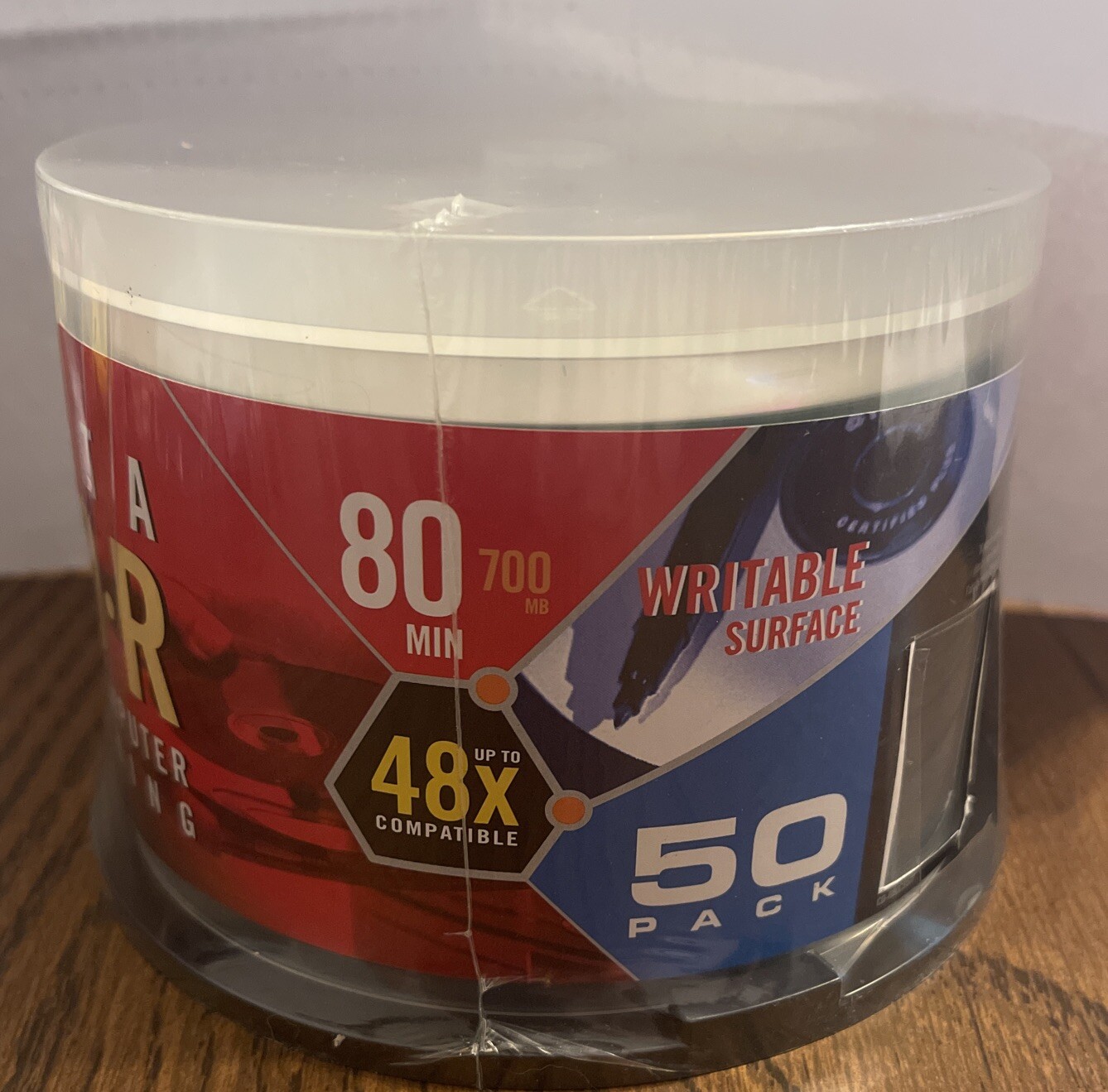 TDK 50-pk CD-R 48X 80MIN/700MB Factory Sealed