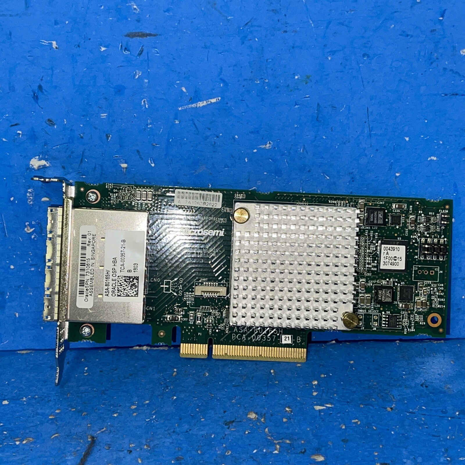 MICROSEMI ADAPTEC ASA-80165H 16 PORT EXT HBA SFF8644 PCI-E 3.0x8