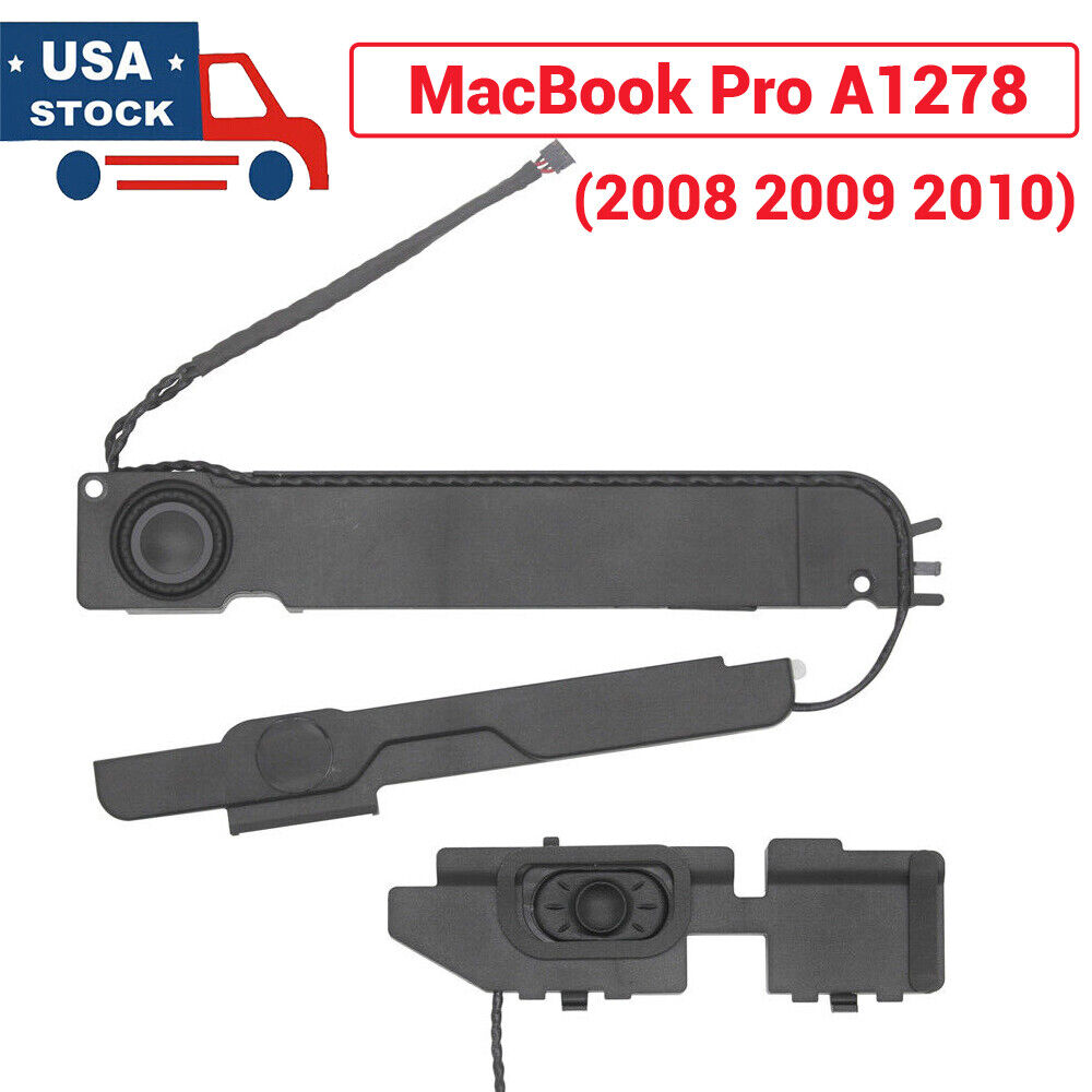 1 Pair Loud Speaker Buzzer Ringer Subwoofer For MacBook Pro A1278 2008 2009 2010