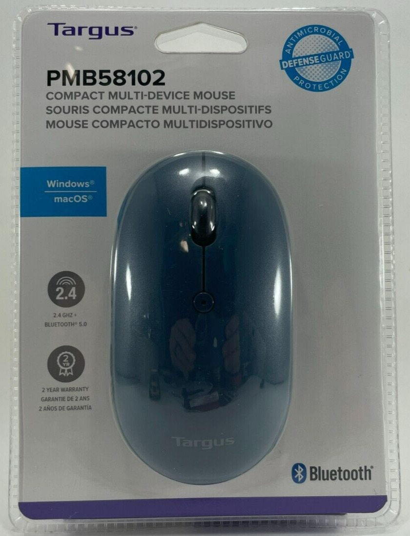 Targus - PMB58102GL - Ambidextrous Bluetooth Mouse - Blue