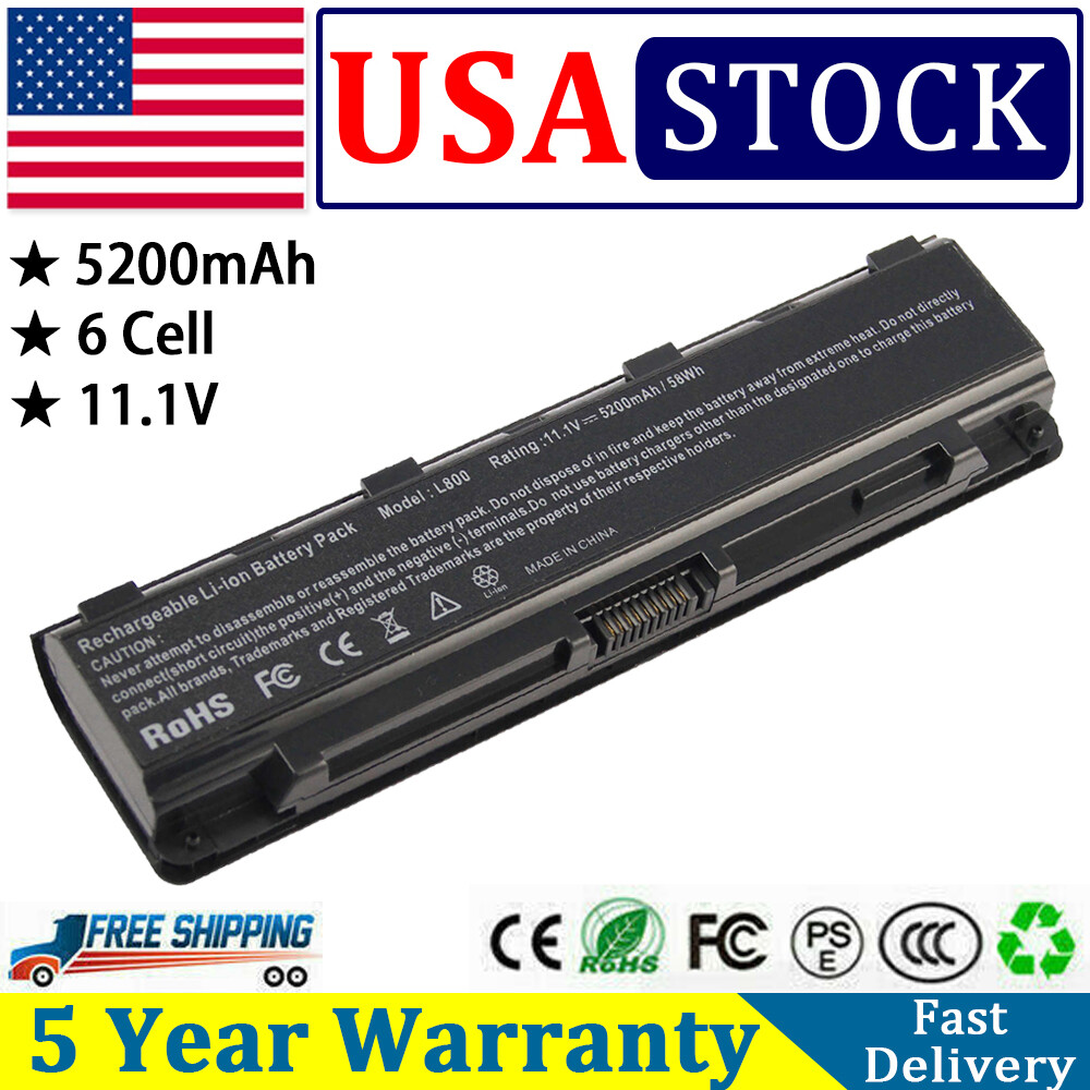 Battery For Toshiba Satellite P855-S5312 P855-Sp5201L L855D-S5242 L855D-S5220