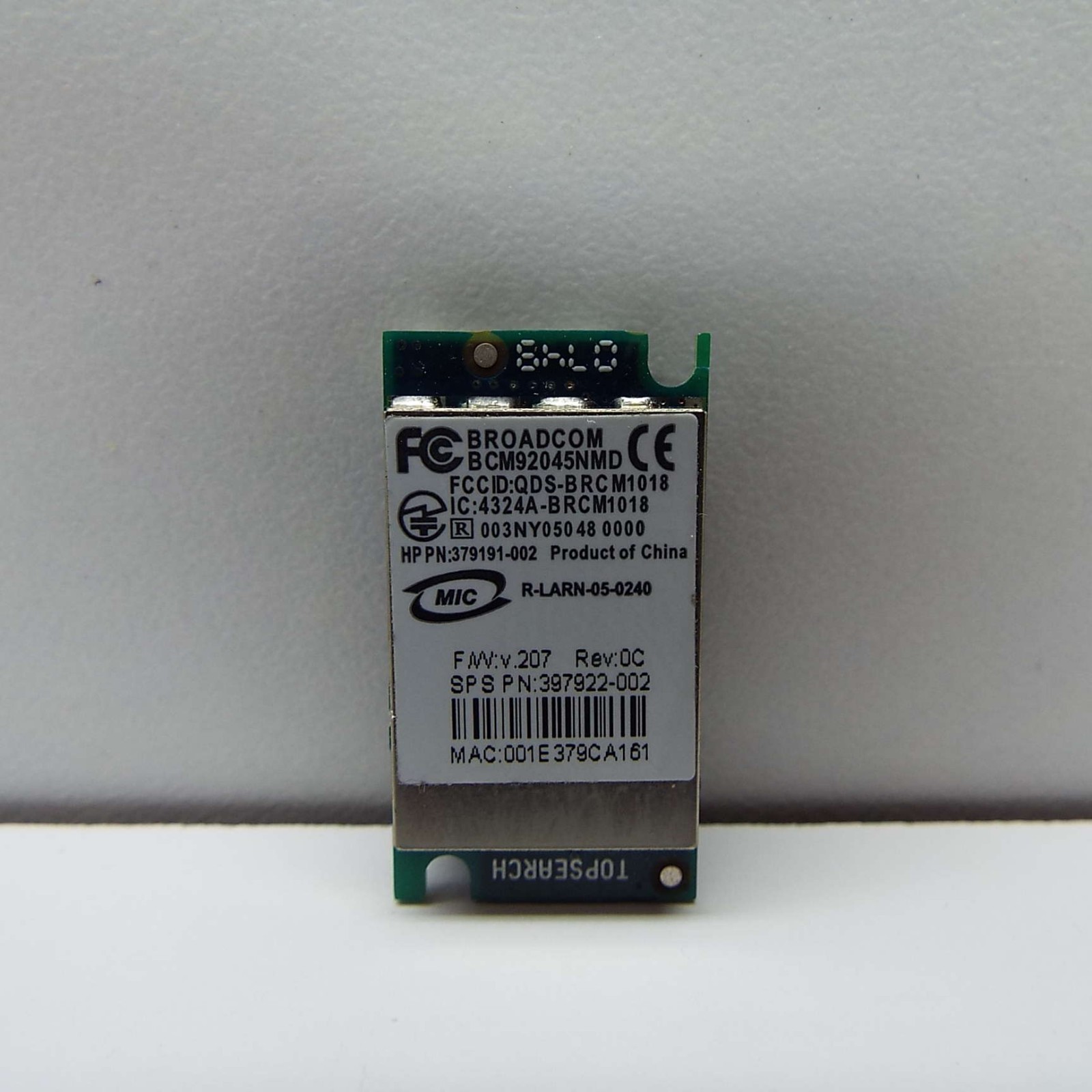 GENUINE HP DV4 SERIES BLUETOOTH MODULE 397922-002 (HP 6510B) LOOK DESC. (D1600)