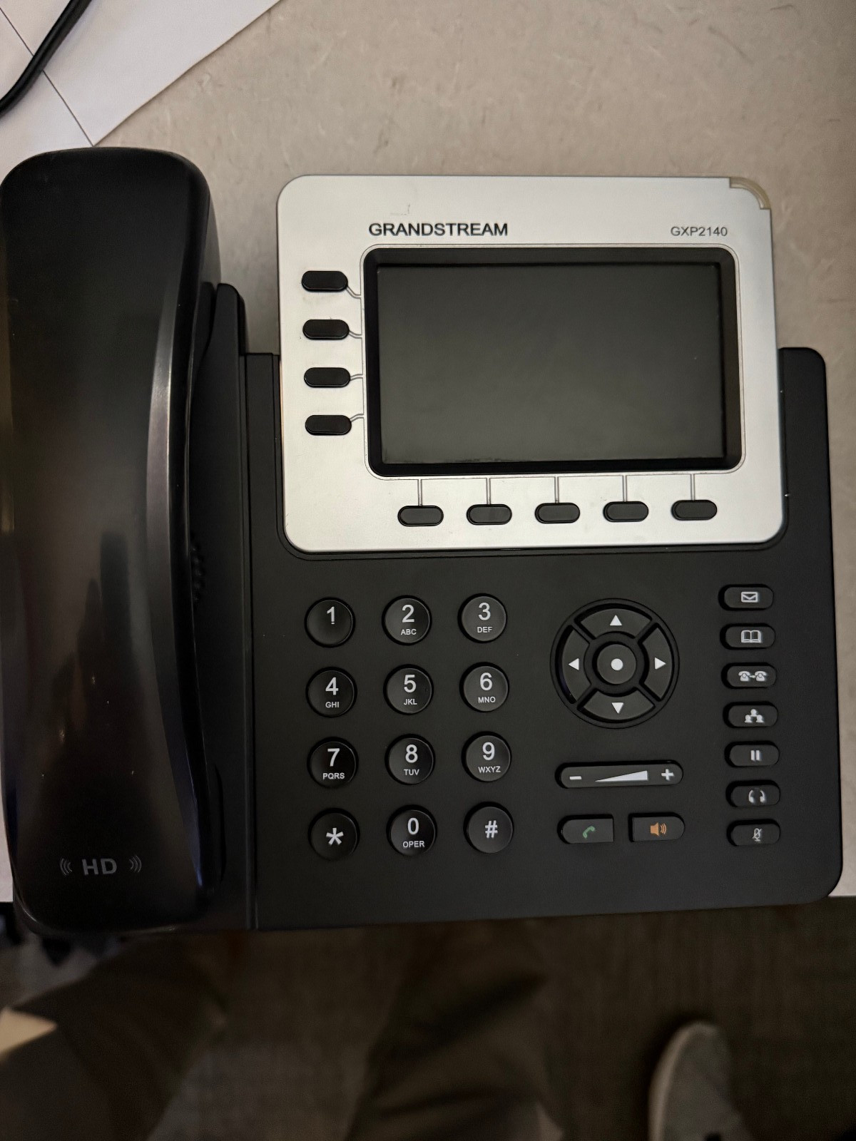 Grandstream GXP2140 4 Line IP Phone - Black