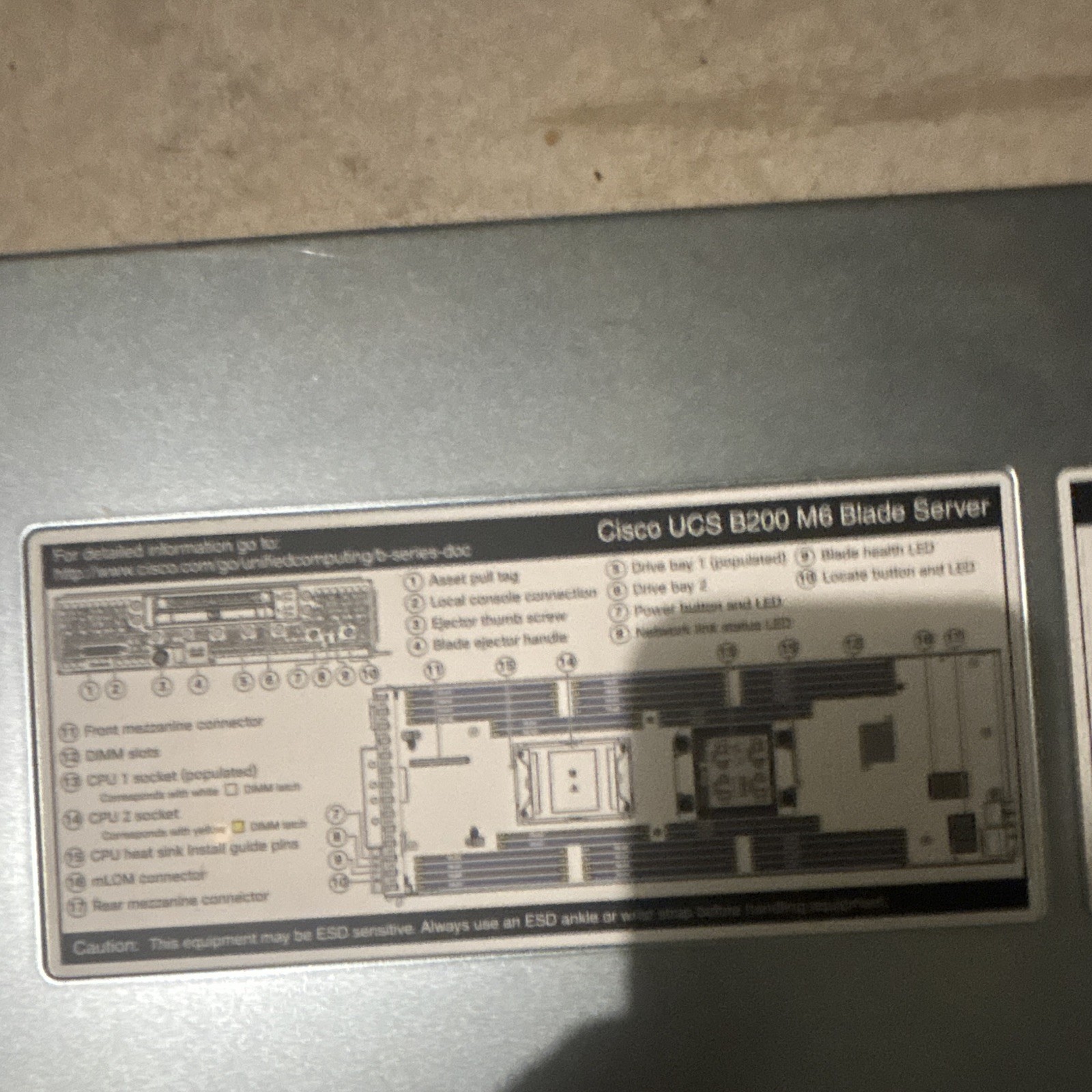 Cisco UCS B200 M6 Blade Server UCS B200 M6 Dual Intel Xeon 3rd Gen RAID 0/1/10