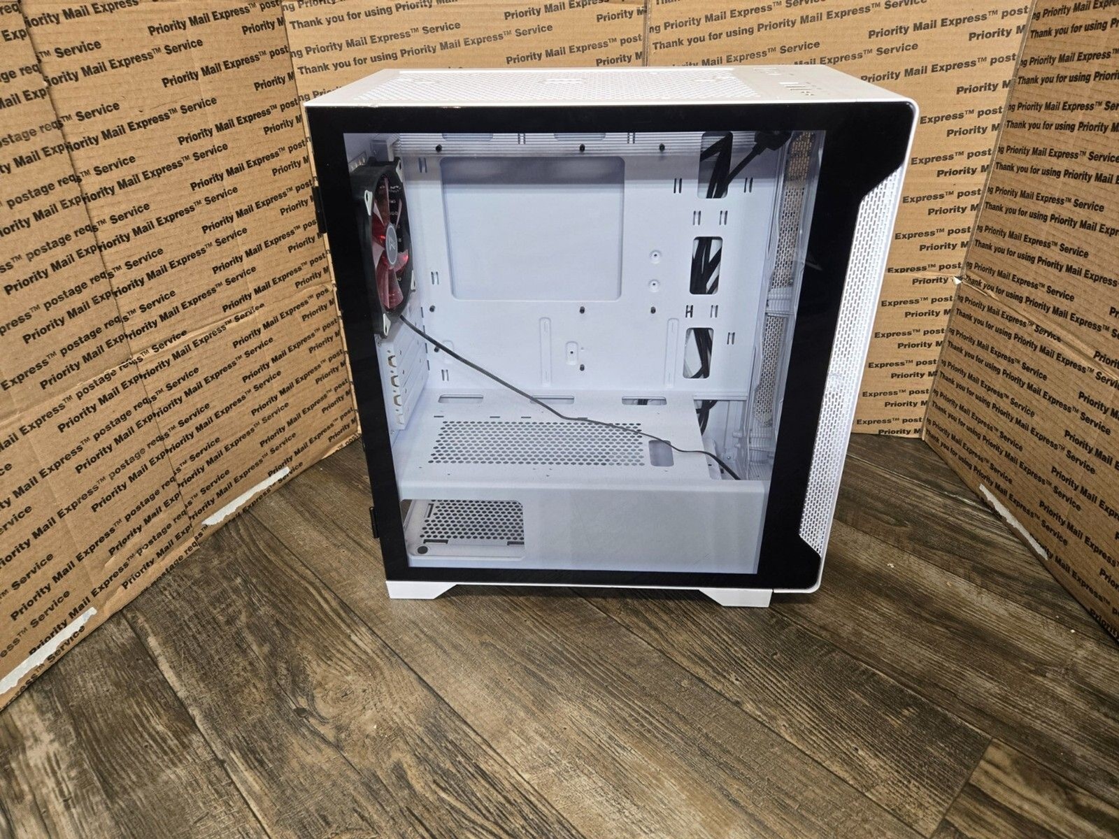 S100 Tempered Glass Snow Edition Micro-ATX mini-Tower Computer Case