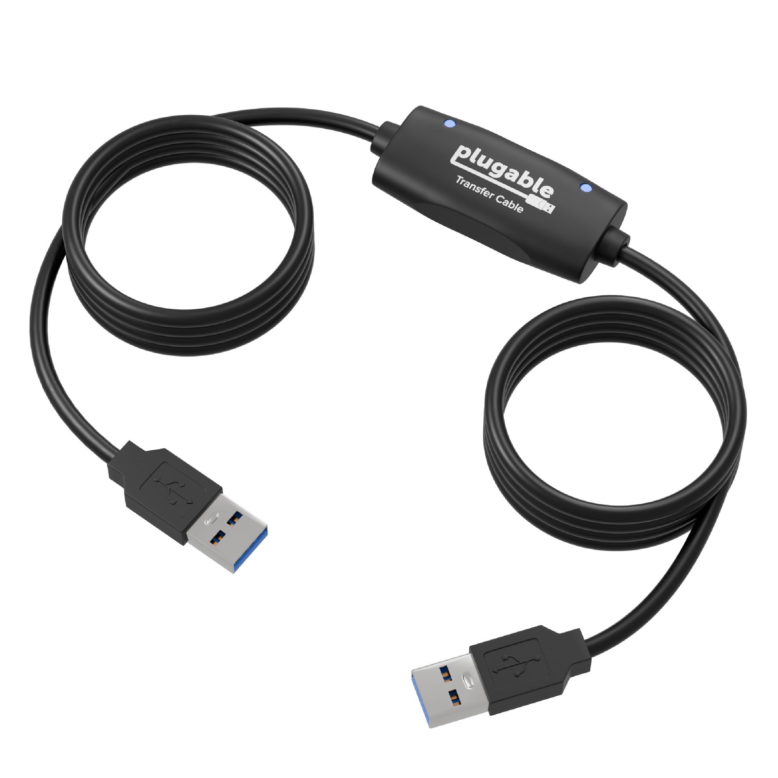 Plugable USB Transfer Cable, Unlimited Use, Transfer Data Between 2 Windows P...