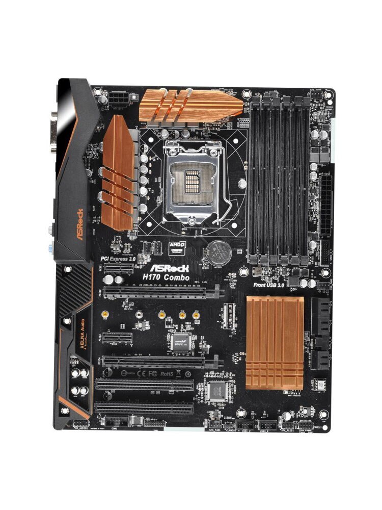 For ASRock H170 Combo Desktop Intel H170 H170M LGA 1151 Motherboard DDR4