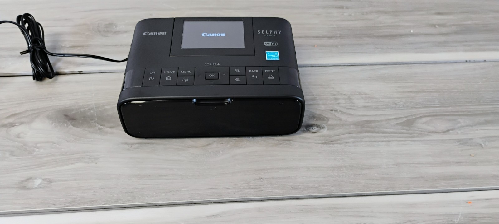 Canon SELPHY CP1300 Compact Wireless Photo Printer WiFi w/ Power Adapter & Tray