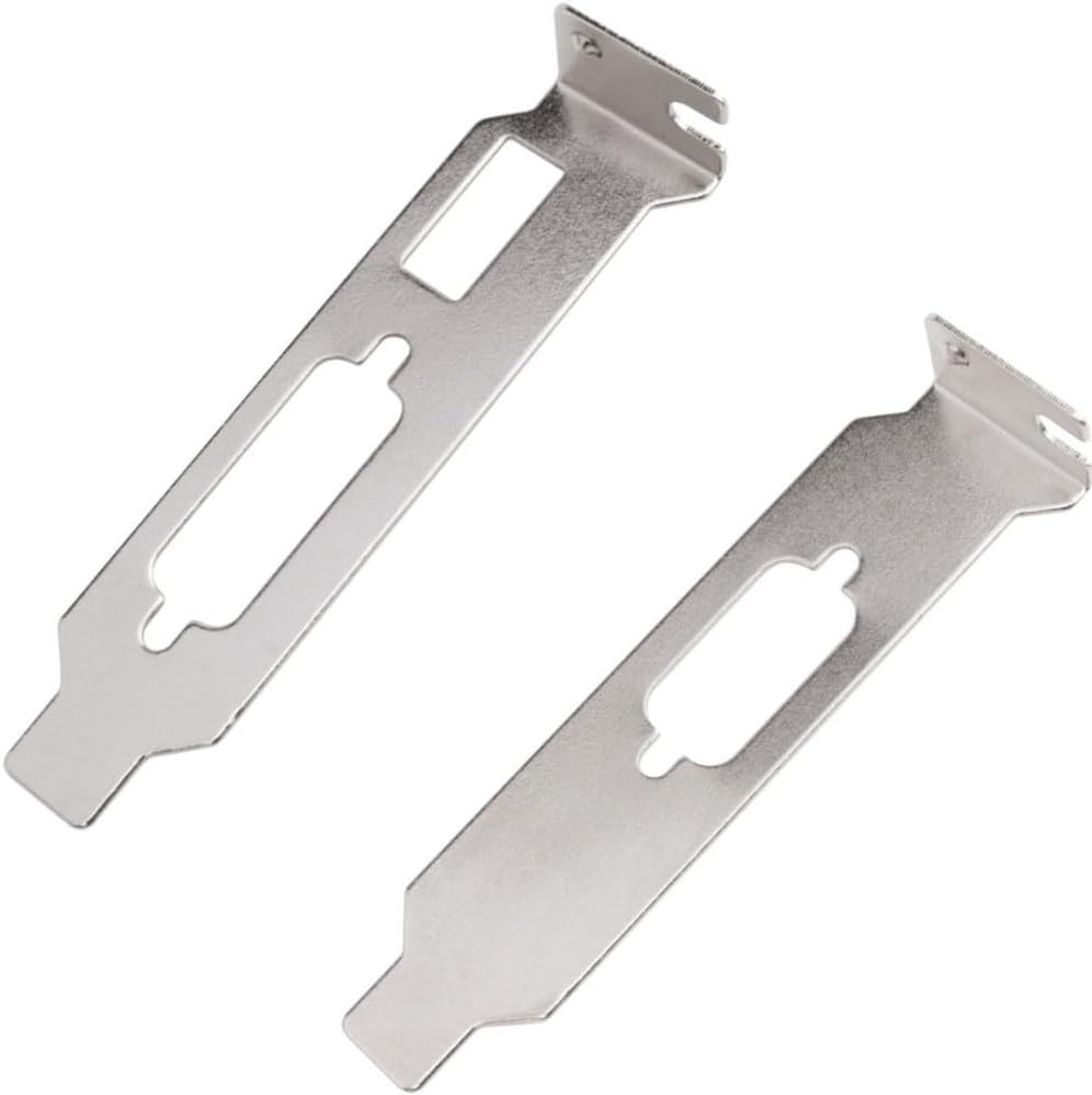 Low Profile Half Height Bracket HDMI + DVI + VGA for ATI Nvidia Video Graphics