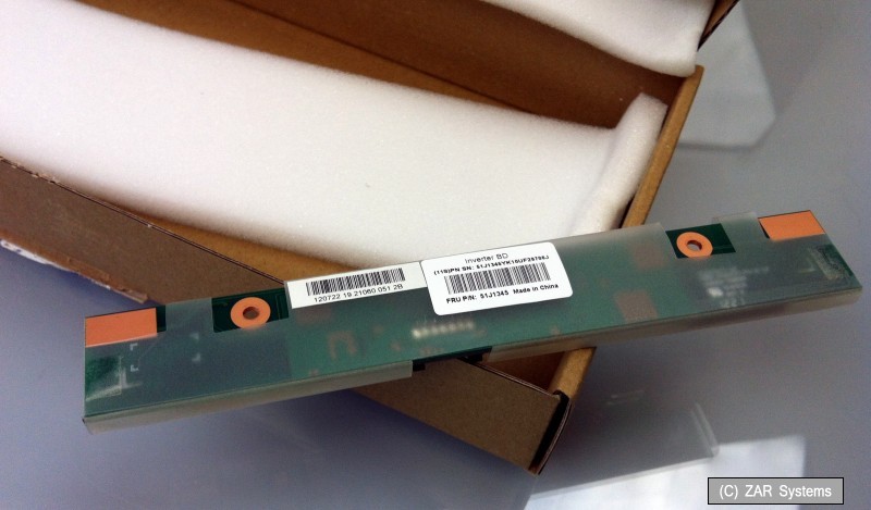 Replacement Part: IBM Lenovo 51J1345 Backlight Inverter for 15 KIOSK 4838-310, NEW