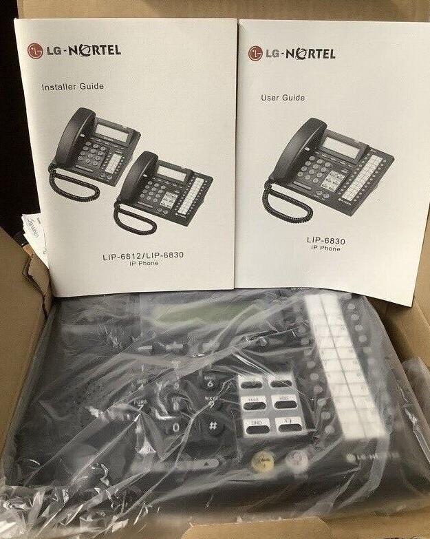 NEW LG Nortel LIP-6830D IP Network LCD Corded Phone Business Office