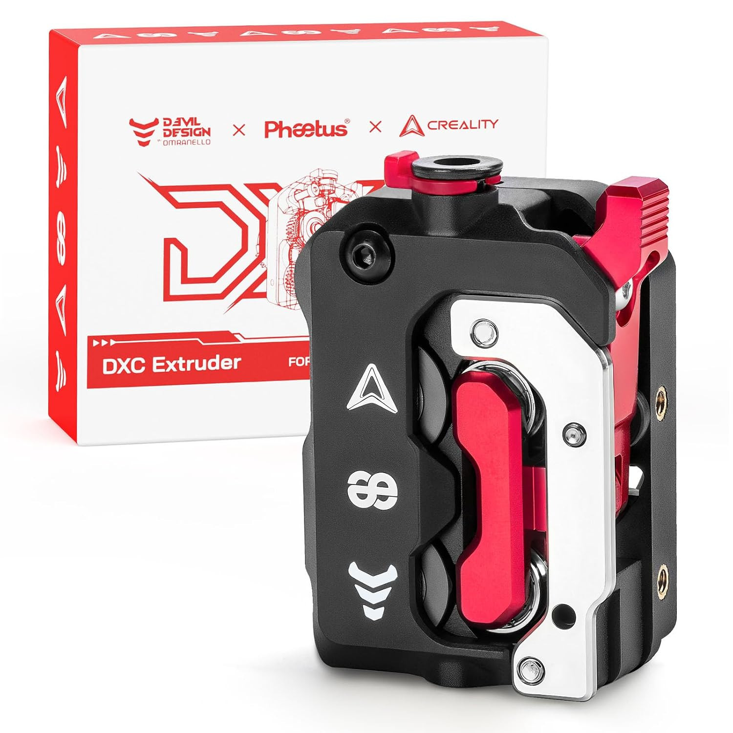DXC Extruder, K1 SE/K1C/K1/K1 Max Upgrade Extruder Kit with Smart