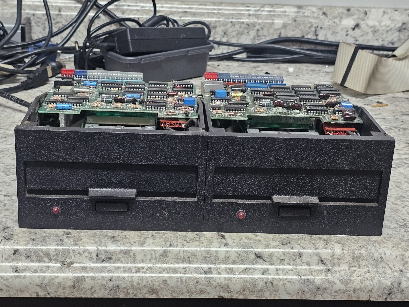 2x Lot Full Height 5.25 Vintage Retro IBM PC AT XT Micro Peripheral Model 52 B52