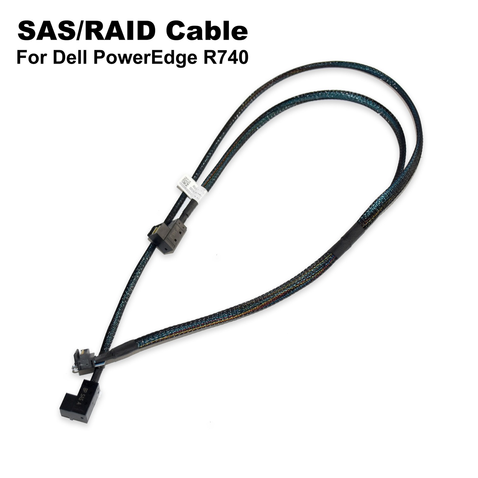 Lot of 2 Dell PowerEdge R740 PERC H750 H755 HBA350i Mini-SAS HD RAID Cable XJHM0