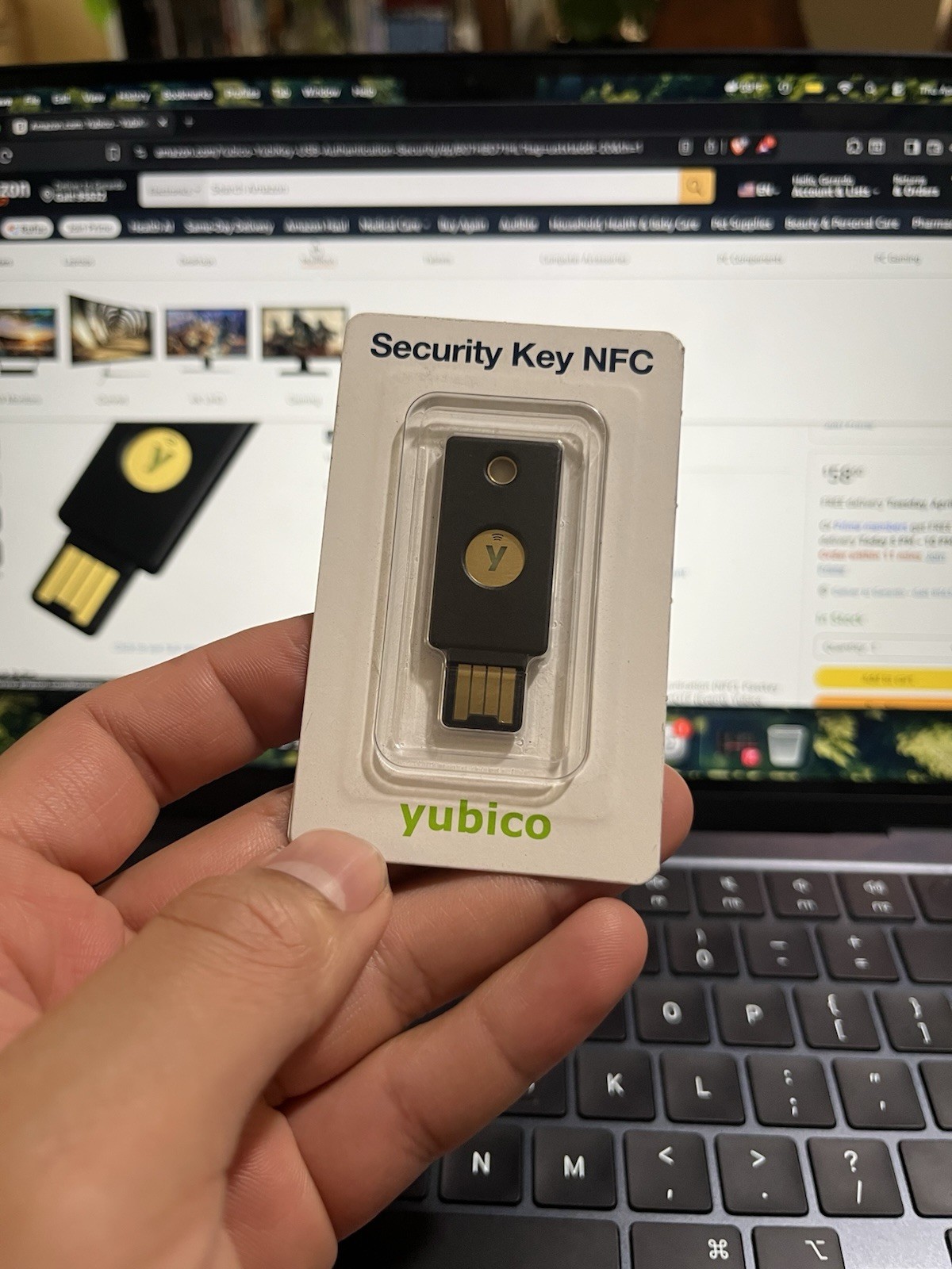 Used Brand New YubiKey 5C NFC - Yubico 2FA Security Key USB-C & NFC ...
