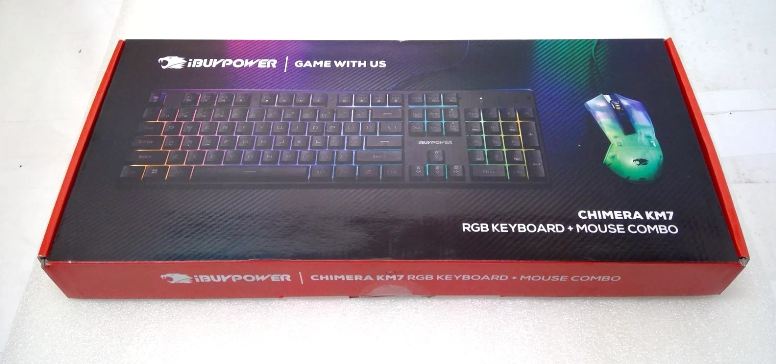 NEW iBUYPOWER Chimera KM7 RGB Gaming Keyboard and Mouse Combo